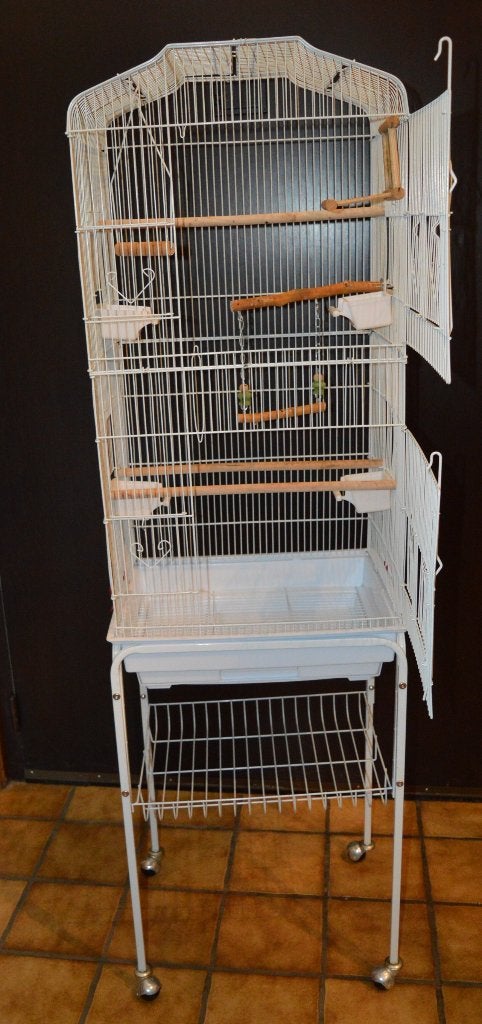 vogelkooi, Dieren en Toebehoren, Ophalen, Zo goed als nieuw, Metaal, Vogelkooi