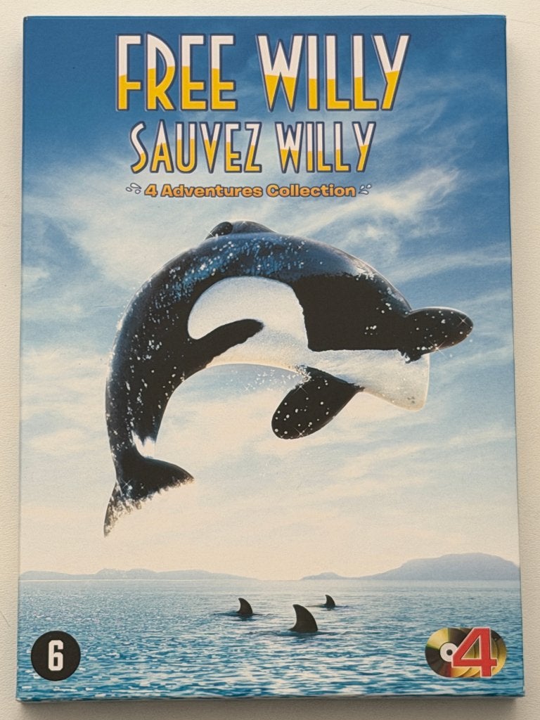Free Willy - 4 Adventures Collection (4-DVD Box), Cd's en Dvd's, Dvd's | Kinderen en Jeugd, Gebruikt, Nederlands, Ophalen of Verzenden