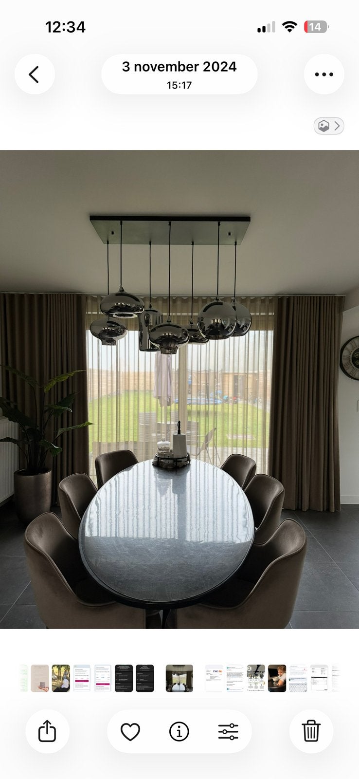 Salontafel en eettafel en eet stoelen, Ophalen, Zo goed als nieuw