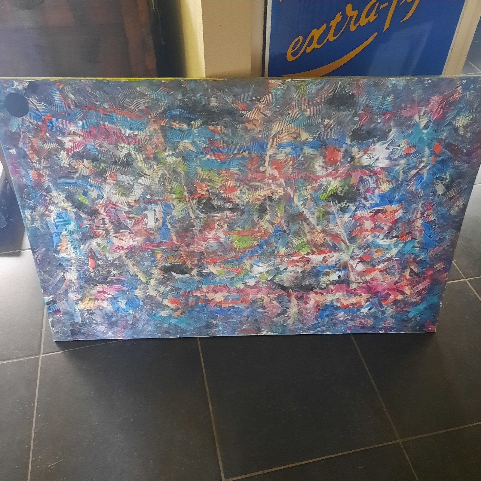 Schilderijkunst . 1,20 m x 0,75 m . 30 euro ., Ophalen