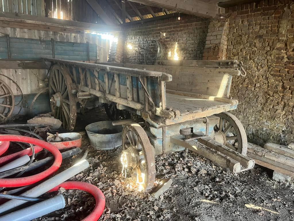 Boerenwagen boerenkar marktwagen oogstwagen koets rijtuig, Comme neuf