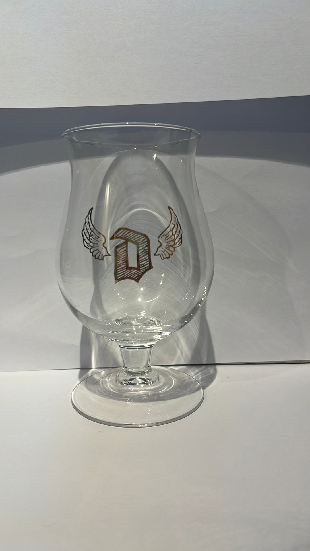 Duvel glas golden wings, Ophalen of Verzenden, Zo goed als nieuw