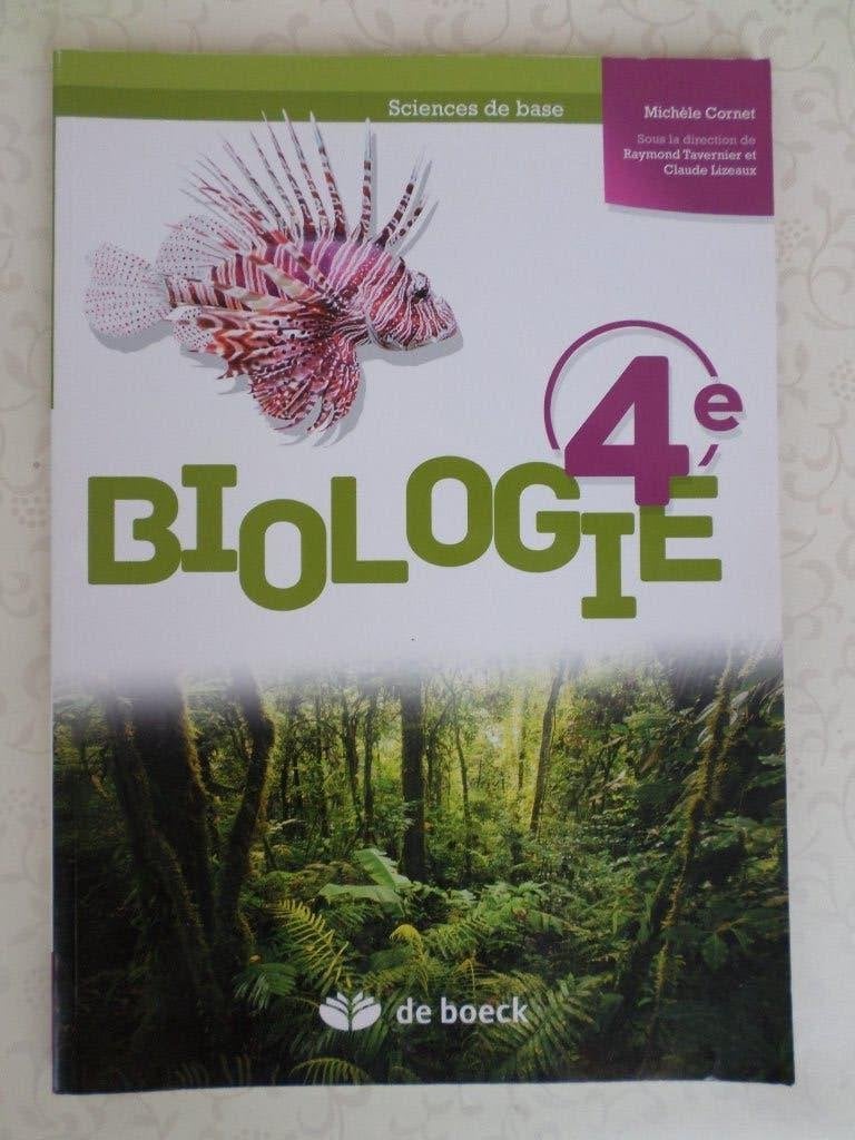 Manuel scolaire Biologie Sciences de base 4e secondaire, Enlèvement ou Envoi, Biologie, Comme neuf, Secondaire