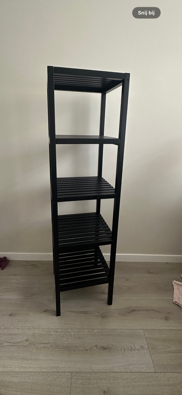 Armoire ouverte noire Ikea, Maison & Meubles, Enlèvement, Comme neuf