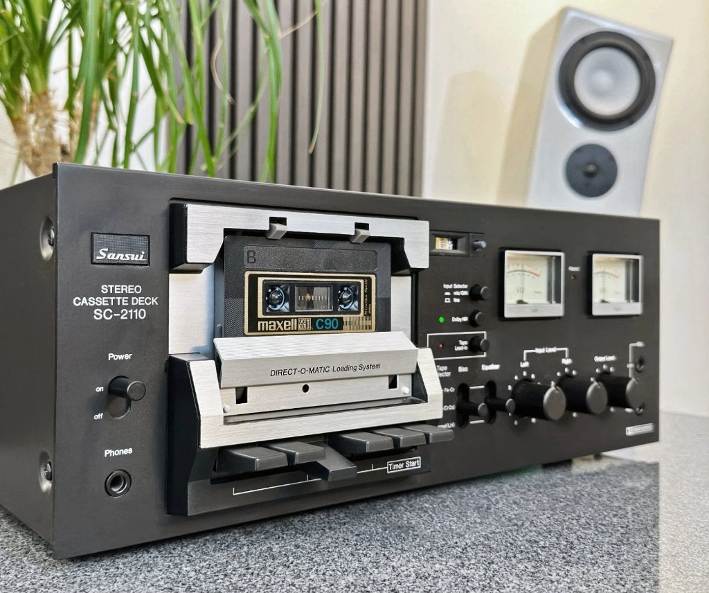 Sansui SC-2110 cassettedeck, Ophalen of Verzenden, Enkel, Overige merken, Tape counter
