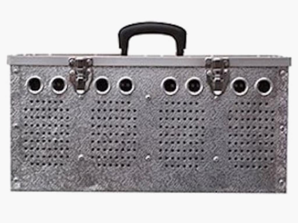 Aluminium Duivenmand 4 Dieren - Natural - Winkel en Webshop, Ophalen, Nieuw, Overige typen