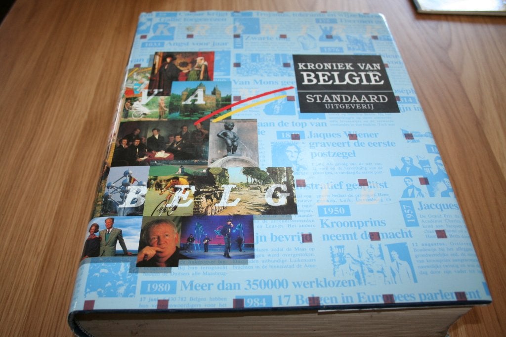 boek: kroniek van België, Livres, Histoire nationale, Enlèvement ou Envoi, Comme neuf, Standaard Uitgeverij