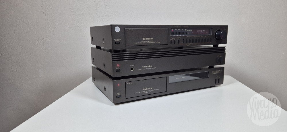 Technics 808 Stereo-Set | Voor en Eindversterker | Remote, Audio, Tv en Foto, Stereoketens, Overige merken, Tuner of Radio, Refurbished