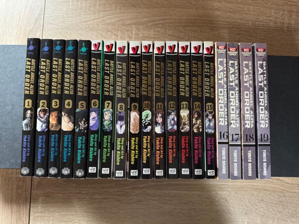 Battle Angel Alita Last Order manga compleet, Complete serie of reeks, Ophalen of Verzenden, Gelezen, Japan (Manga)