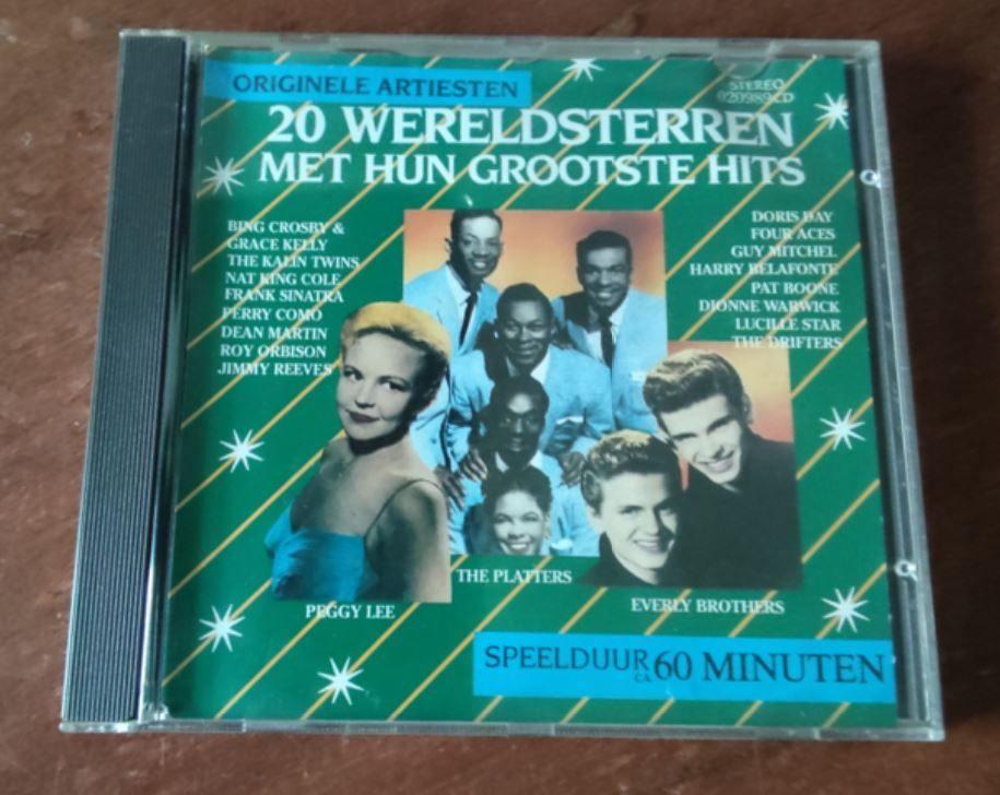 20 wereldsterren met hun grootste hits, Cd's en Dvd's, Cd's | Pop, Ophalen, 1980 - 1989, Gebruikt