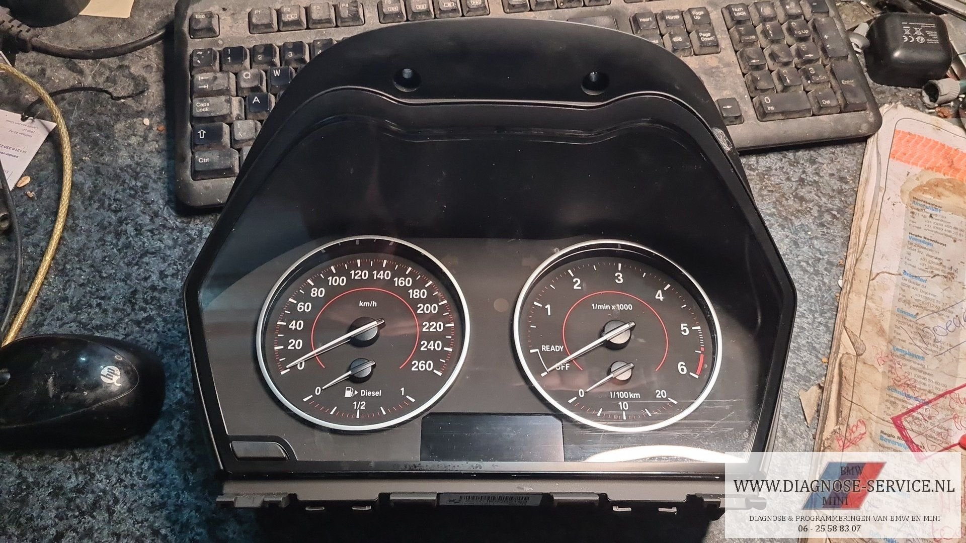 BMW 1er F20 combi klok kilometer teller  diesel sportline 92, -, Utilisé, -, Enlèvement ou Envoi