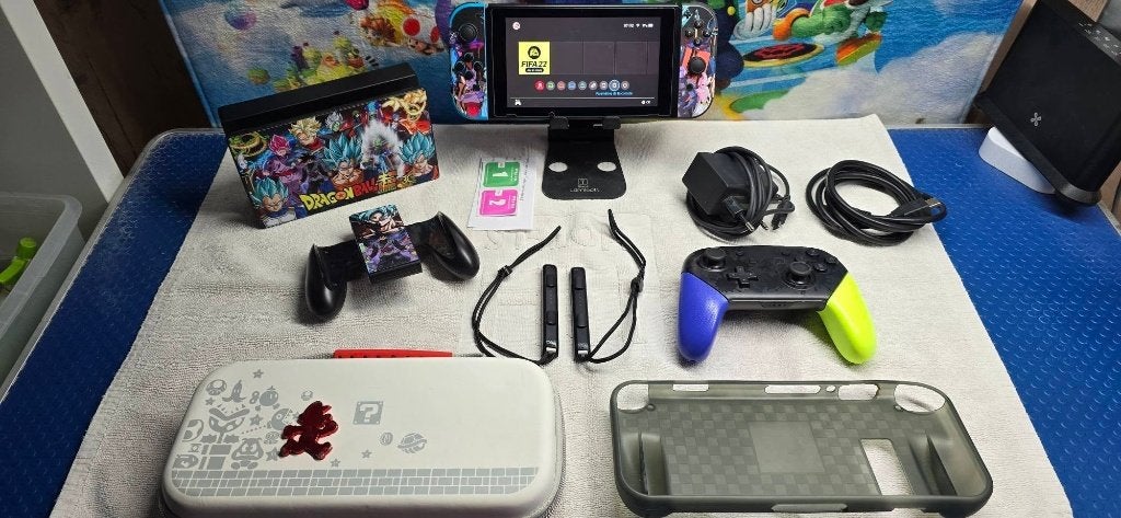 consoleswitch v2 aangepaste DBZ + game+ s.fil-controller, Ophalen of Verzenden, Gebruikt