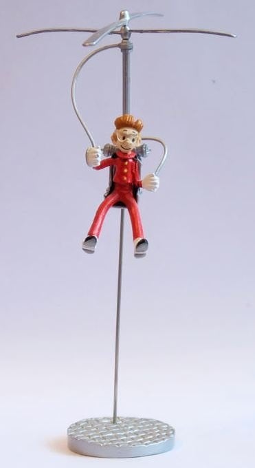 Robbedoes beeldje / Statuette Spirou - Fantacoptère, Enlèvement, Autres personnages, Neuf, Statue ou Figurine