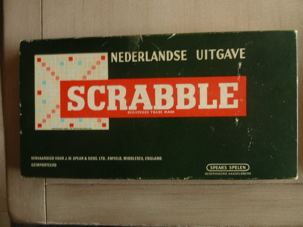 Spel; scrabble, Kinderen en Baby's, Speelgoed | Educatief en Creatief, Ophalen, Gebruikt
