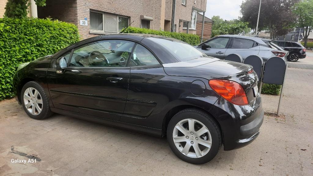peugeot 207cc, Auto's, 4 zetels, Cabriolet, 207 cc, Zwart