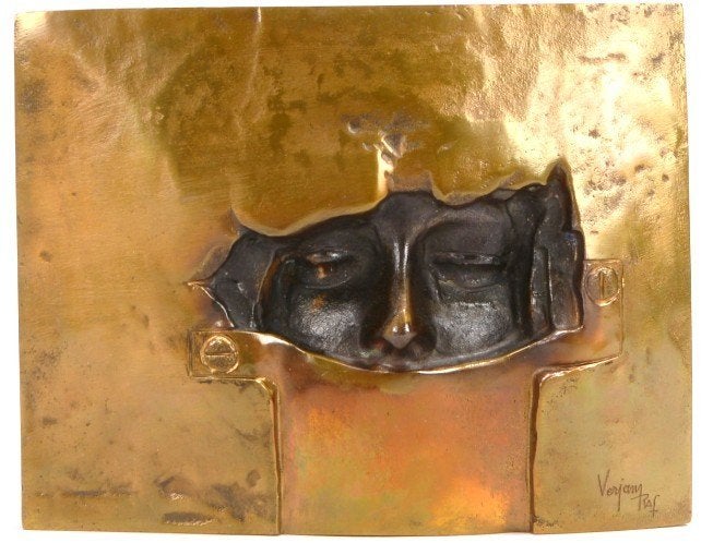 "Indivi" - Raf Verjans, Ophalen of Verzenden, Modern, Brons, Beeld