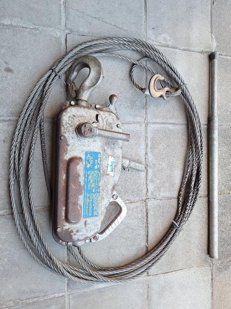Tirfor professionnel modèle TU-16, capacité 1600 kg., Bricolage & Construction, Treuils et Palans, Utilisé, Manuelle, Enlèvement