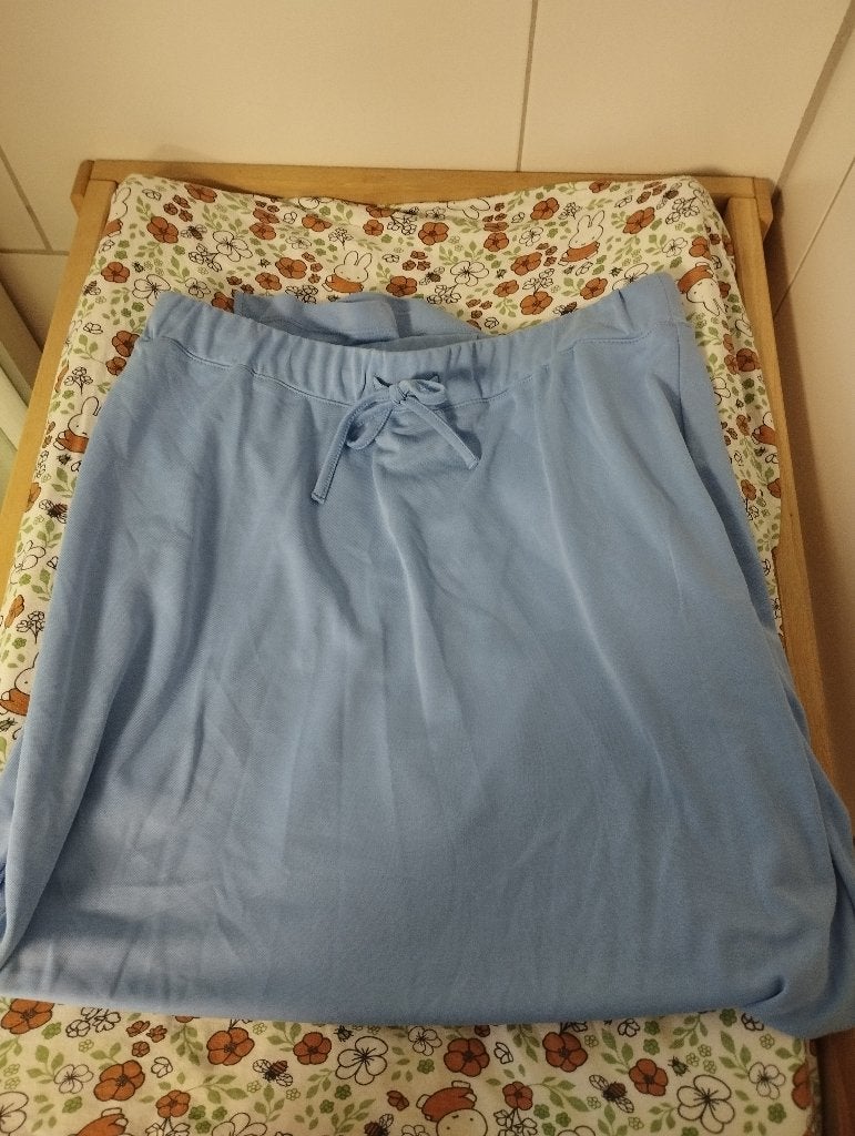 Blauwe rok L, Kleding | Dames, Ophalen, Blauw, Nieuw, Onder de knie