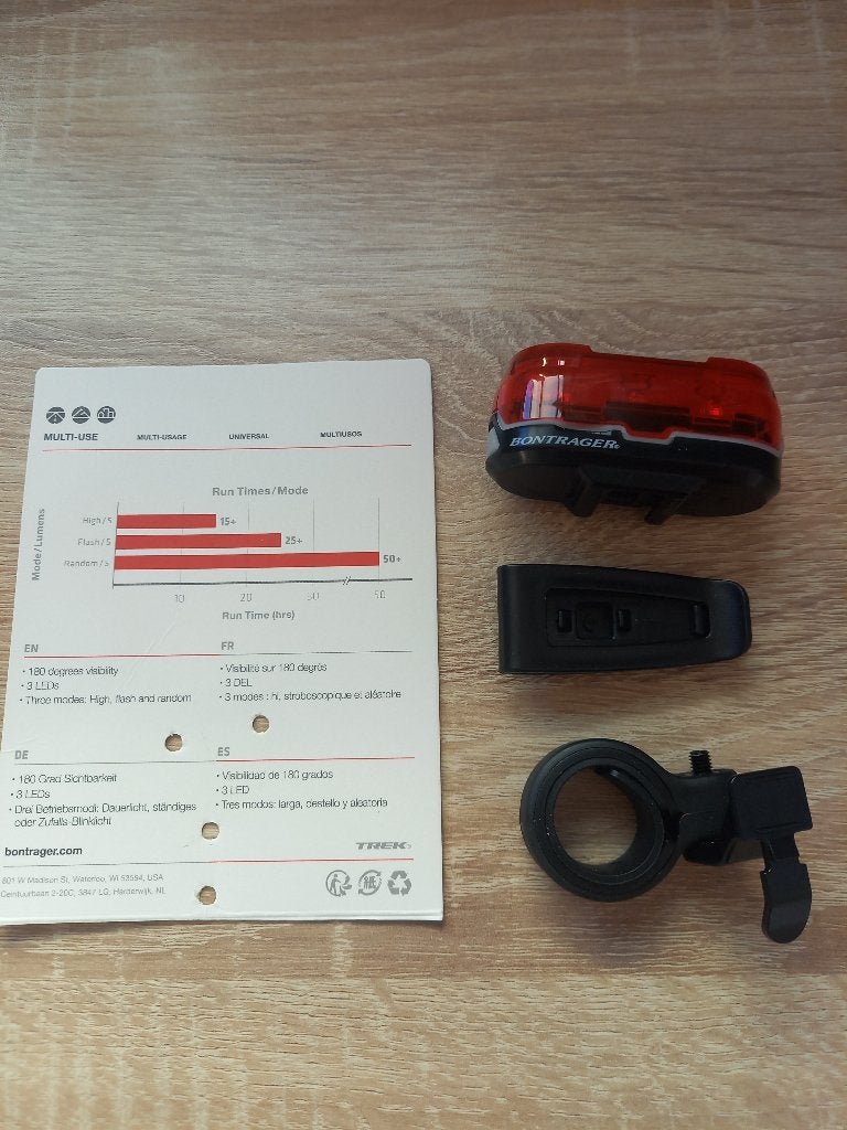Bontrager achterlicht, Vélos & Vélomoteurs, Neuf, Enlèvement ou Envoi, Bontrager, Éclairage