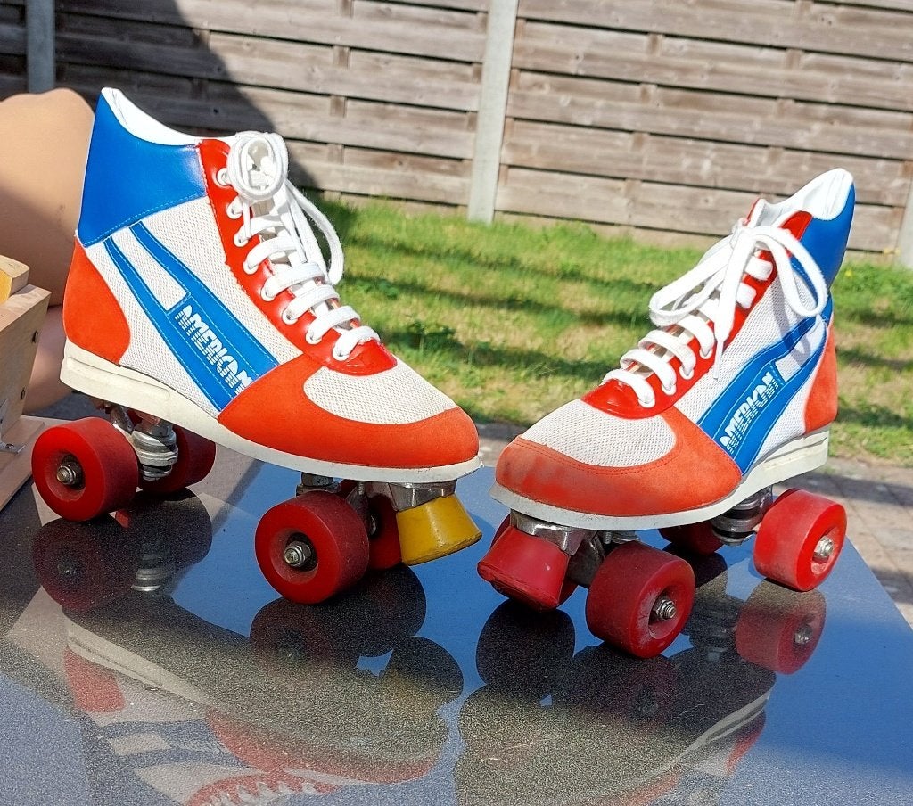 Patins à roulettes adultes taille 42/10 1/2 marque American, Autres marques, Enlèvement ou Envoi, Utilisé, Roues ou Roulements