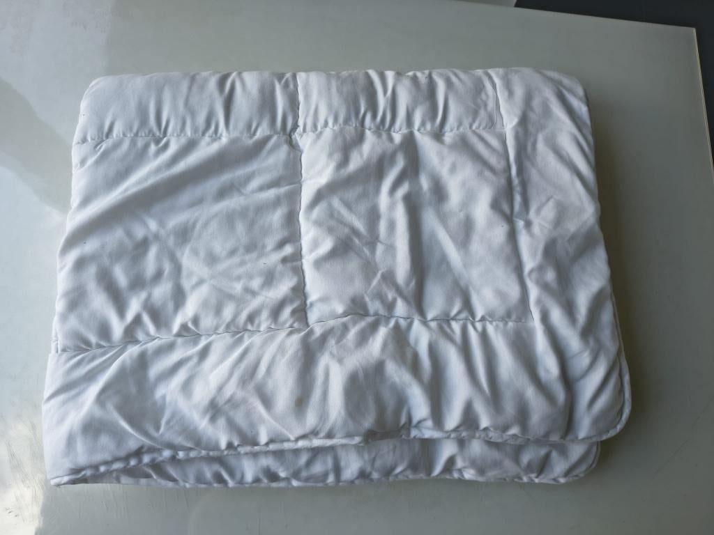 Donsdeken voor babybedje, Kinderen en Baby's, Ophalen, Zo goed als nieuw, 100 cm of meer, Overige typen