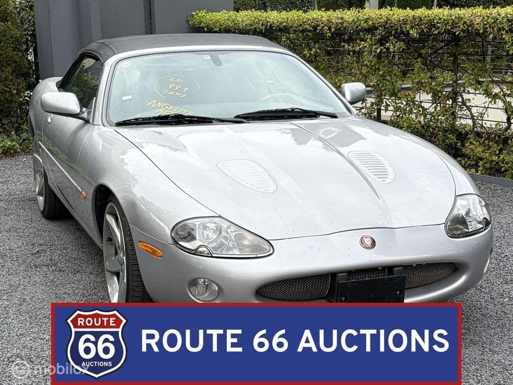 Jaguar XKR cabriolet | 2002 | Route 66 Auctions, Auto's, Jaguar, Bedrijf, Te koop, XJ, Benzine, Overige carrosserie, Handgeschakeld