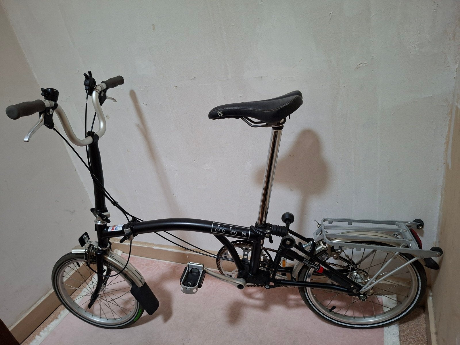 Brompton vouwfiets 3 versnellingen, Fietsen en Brommers, Fietsen | Vouwfietsen, Ophalen, Brompton, 14 tot 16 inch, Versnellingen