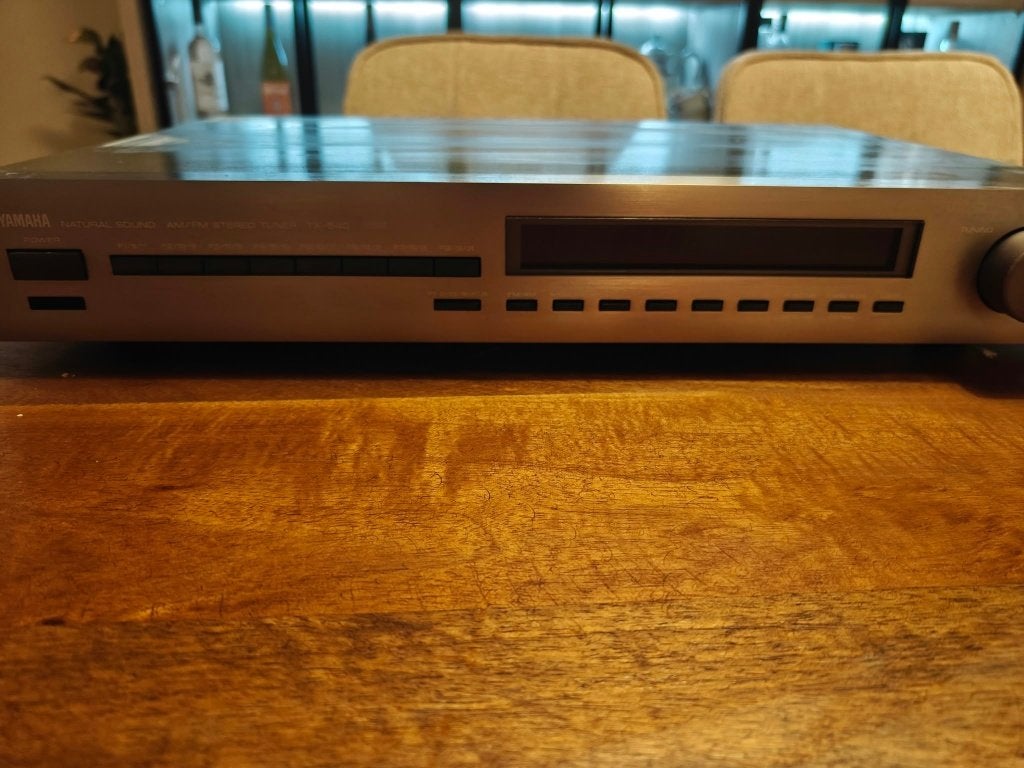 Yamaha TX-540 Natural Sound AM/FM Stereo Tuner, TV, Hi-fi & Vidéo, Enlèvement, Utilisé