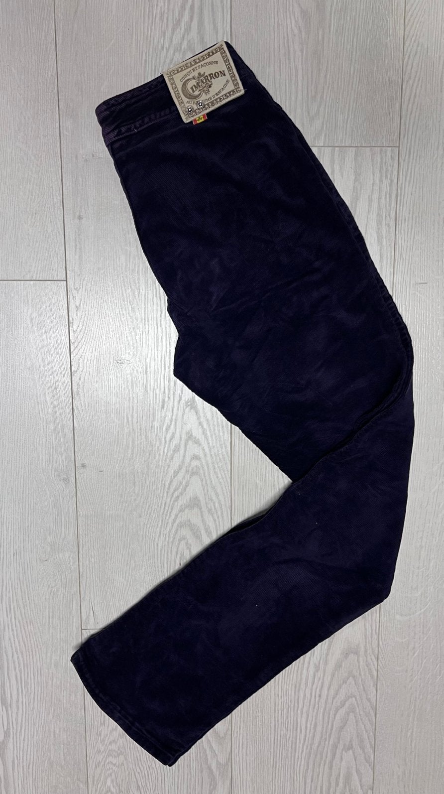 Cimarron donkerpaarse ribfluwelen broek – maat 32, Maat 38/40 (M), Paars, Ophalen of Verzenden, Zo goed als nieuw