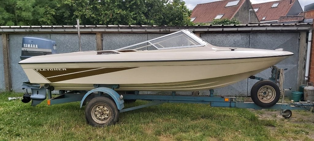 Fletcher Arrowbeau 170 met Yamaha V6 220 PK, Sports nautiques & Bateaux, 200 ch ou plus, Démarrage électrique, Enlèvement, Utilisé