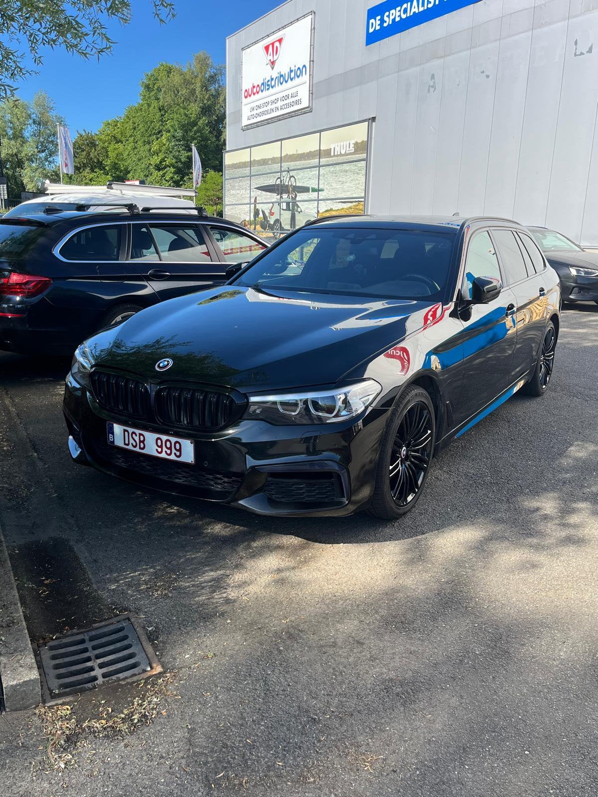 BMW 520d automaat, Cuir, Euro 6, Noir, 5 portes