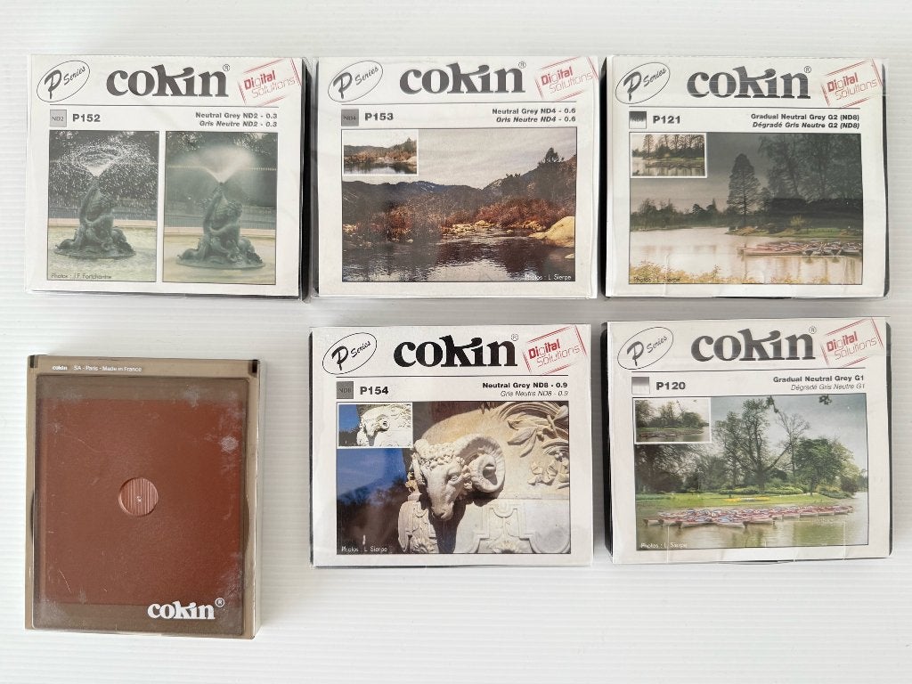 Cokin P Series – 6 filters + houder + 77mm adapter, Audio, Tv en Foto, Foto | Filters, Gebruikt, Cokin, Filterset, Inclusief filterhouder