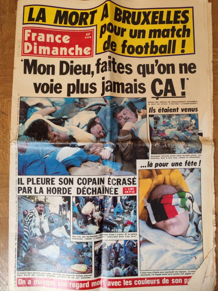 Franc3 dimanche 1985 - drama in het Heizelstadion, Ophalen