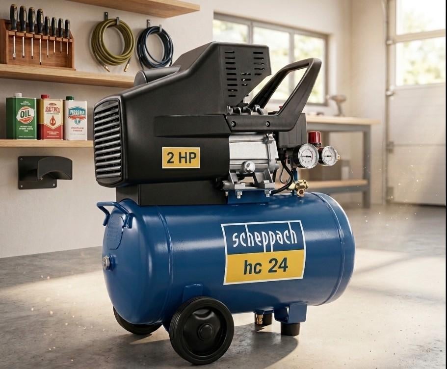 Compressor Scheppach 2hp, Bricolage & Construction, Enlèvement, Comme neuf