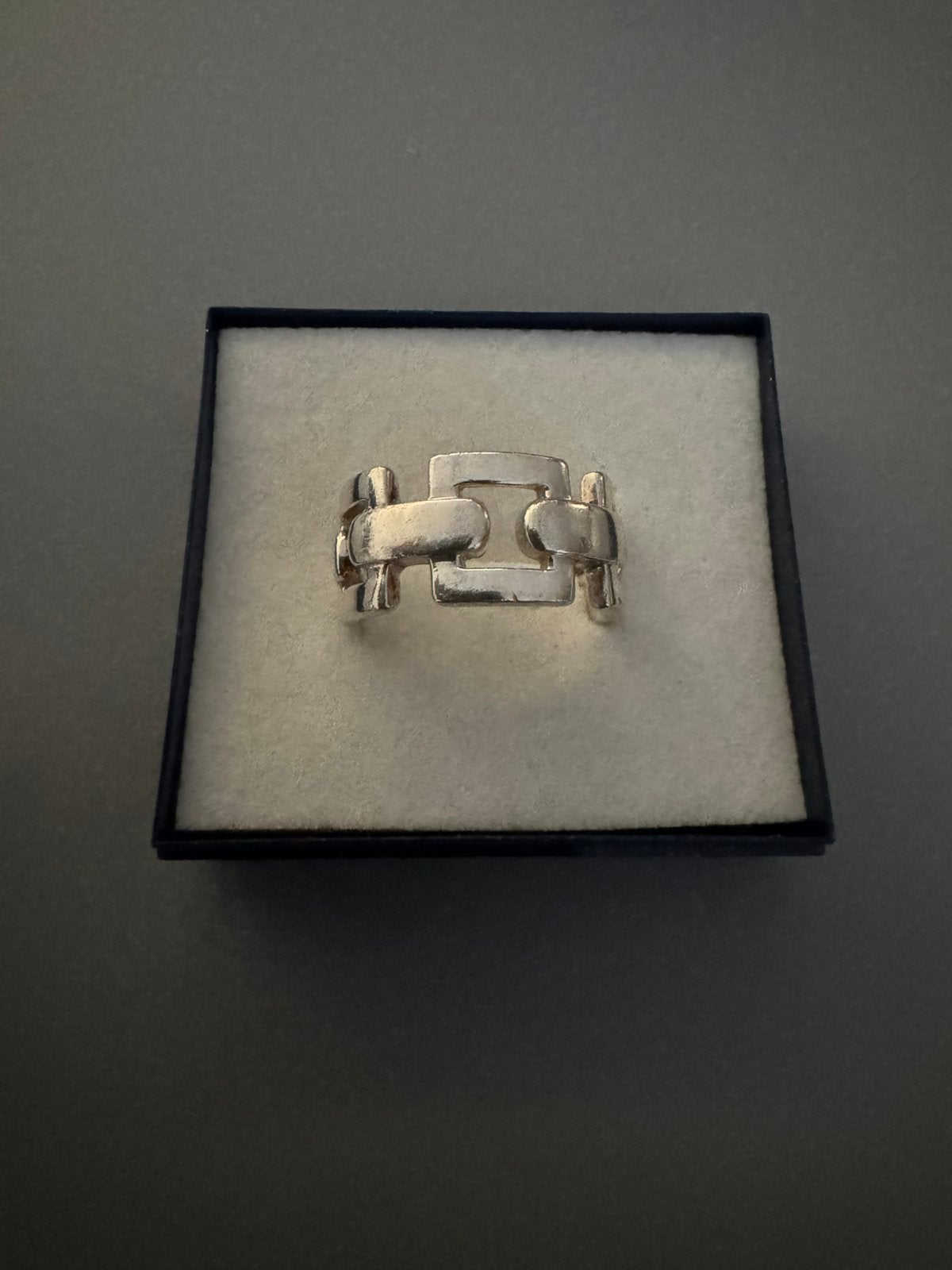 Zilveren ring, Handtassen en Accessoires, Ringen, Ophalen, Gebruikt