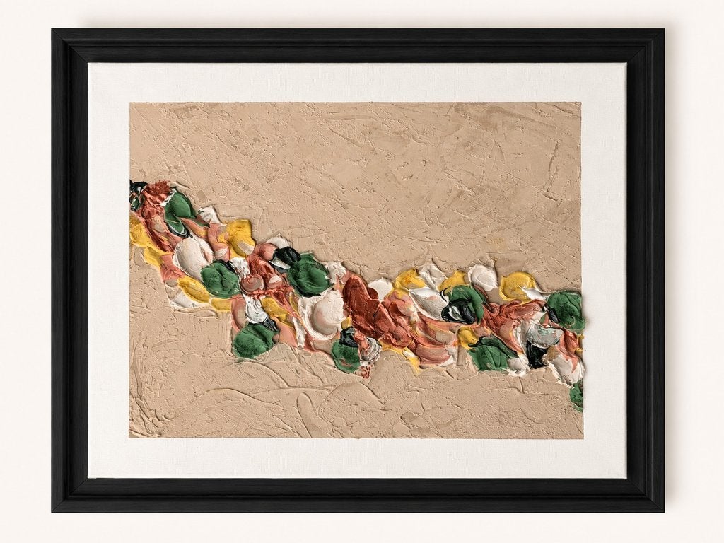 Origineel abstract textuurschilderij - 40 50 cm, Ophalen