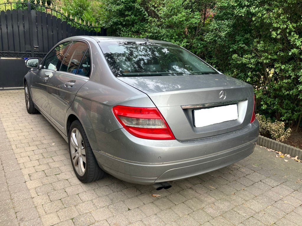 Mercedes C200 CDI Avantgarde, Auto's, Mercedes-Benz, Automaat, 4 deurs, Zwart, Leder en Stof