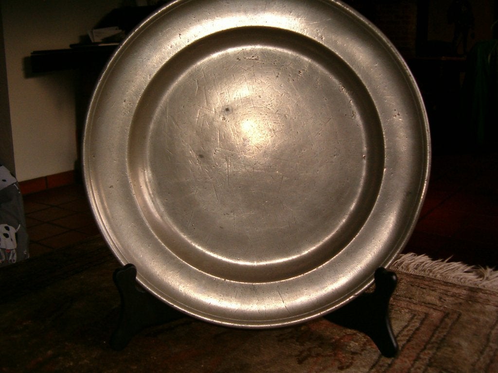 tinnen bord, Antiek en Kunst, Ophalen of Verzenden