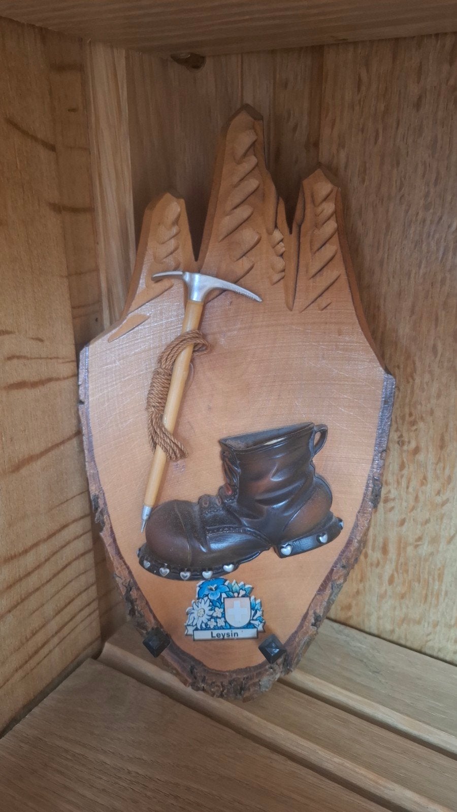 Vintage sleutelhanger voor aan de muur, Ophalen