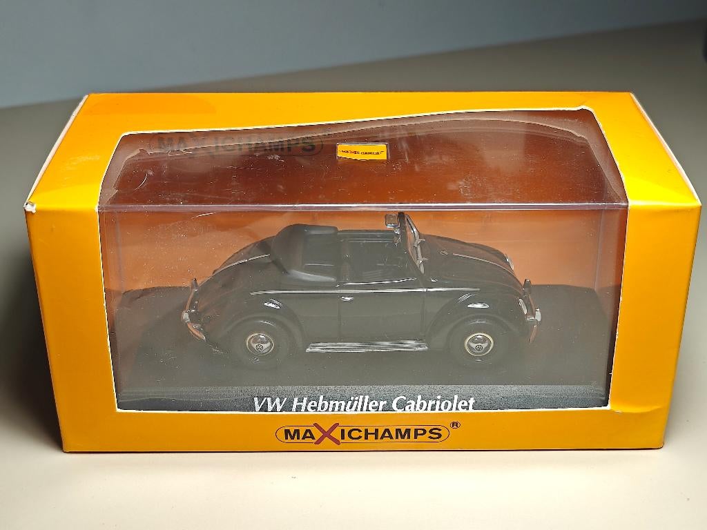MaxiChamps Volkswagen Hebmuller Kever cabriolet 1/43, Enlèvement ou Envoi, Neuf, Voiture, MiniChamps