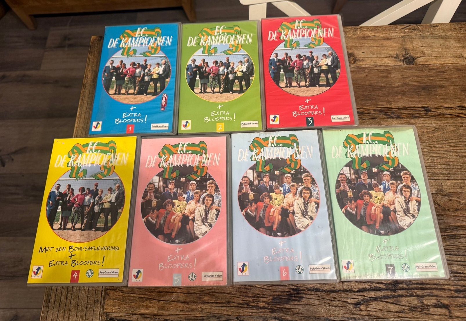 Fc de kampioenen vhs videocassette’s, Ophalen, Gebruikt