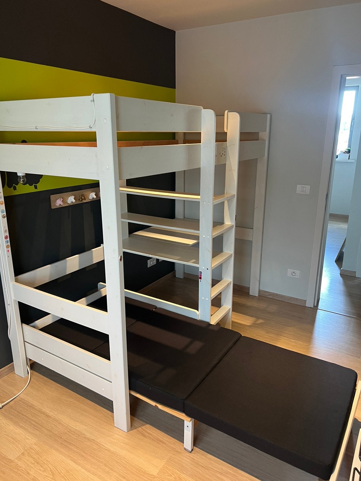 Lit mezzanine, 90 cm, Enlèvement, Utilisé, 200 cm