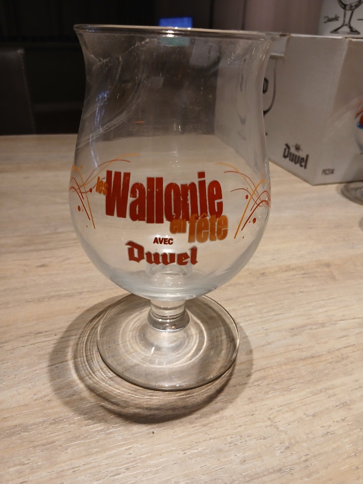 duvel glas Waalse feesten 2018, Verzamelen, Verzenden, Nieuw, Glas of Glazen, Duvel