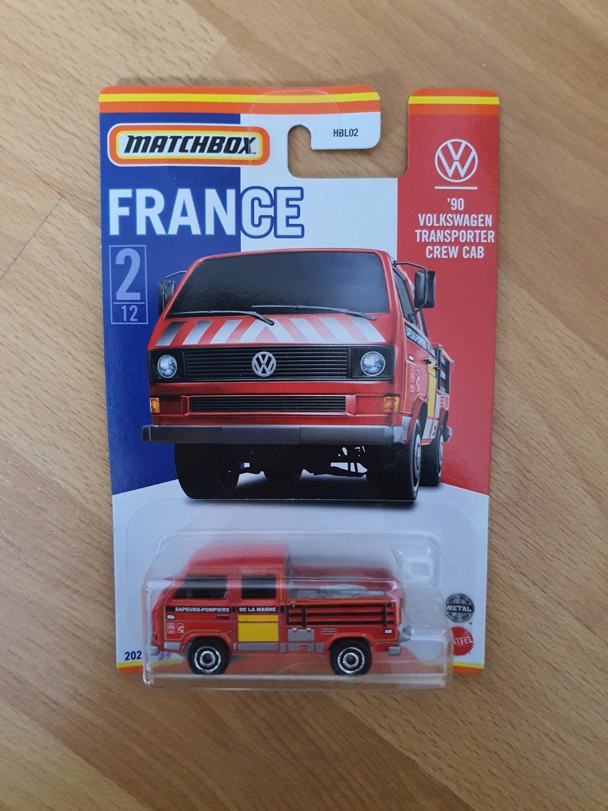 matchbox vw bus transporter france, Hobby en Vrije tijd, Ophalen