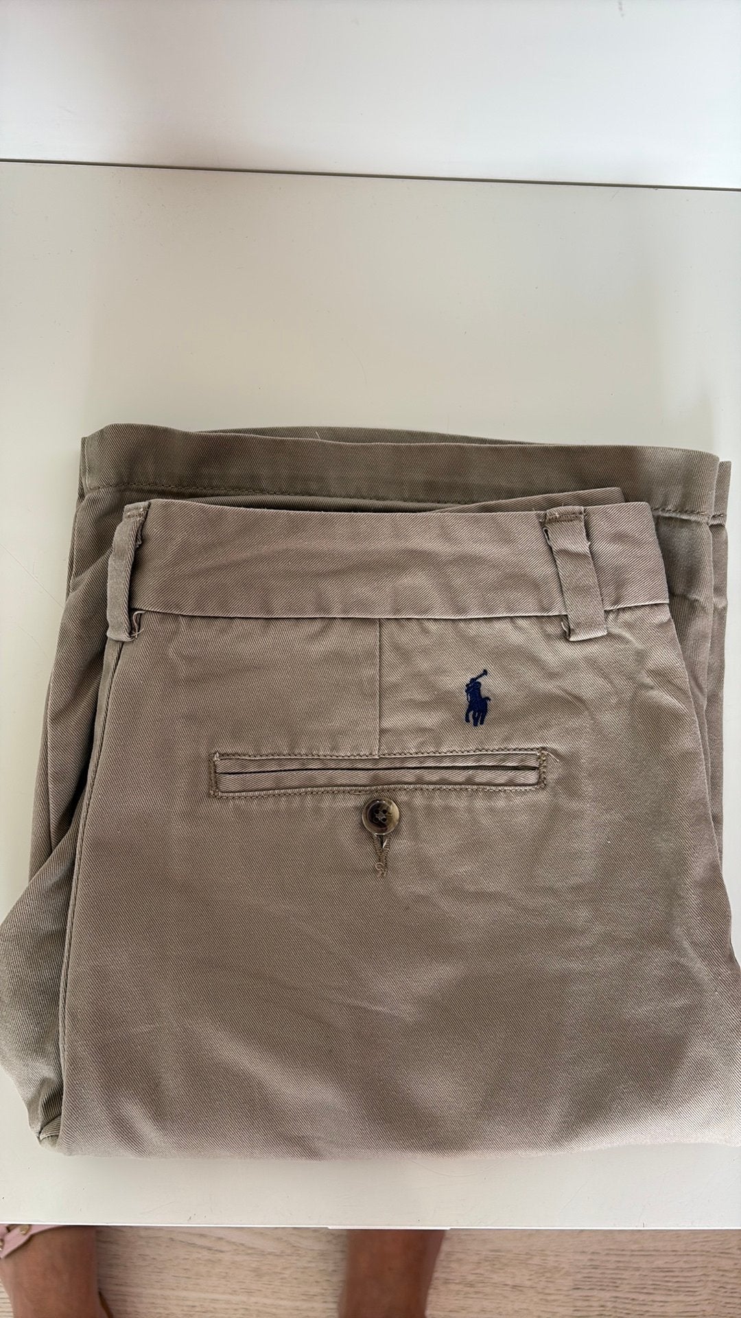 Bermuda Ralph Lauren 18 jaar, Kleding | Heren, Broeken en Pantalons, Ophalen of Verzenden, Gedragen, Overige maten, Beige