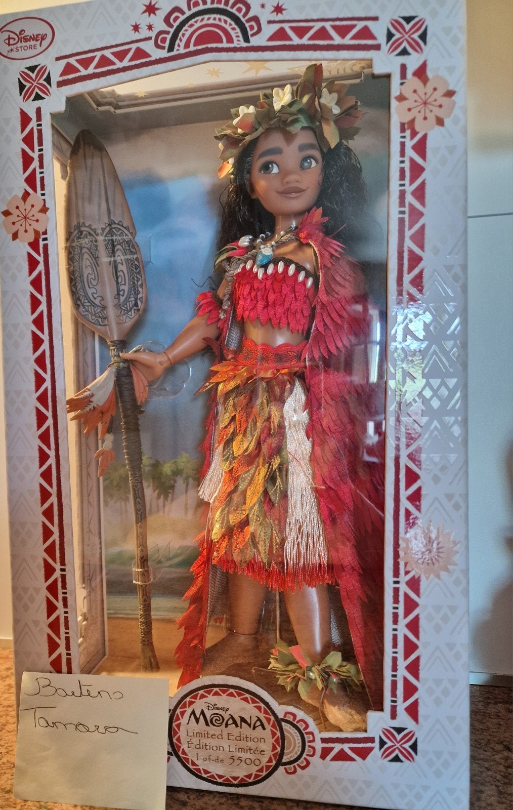Limited edition doll Vaiana, Collections, Disney, Enlèvement