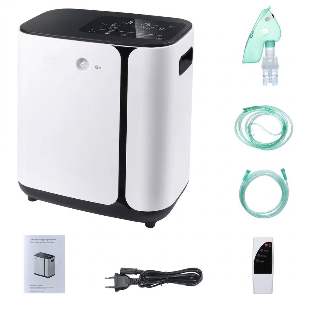 Concentrateur d’oxygène 1-8L Générateur d’oxygène écran LED, Envoi, Neuf