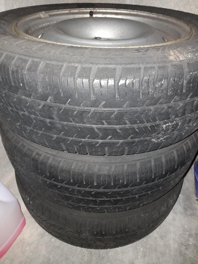 Stalen velgen met banden 175 65 R14, Auto-onderdelen, Banden en Velgen, Ophalen, 14 inch, 175 mm, Band(en)