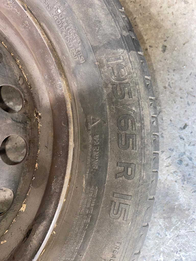 195/65 R 15 winterbanden, Ophalen, Gebruikt