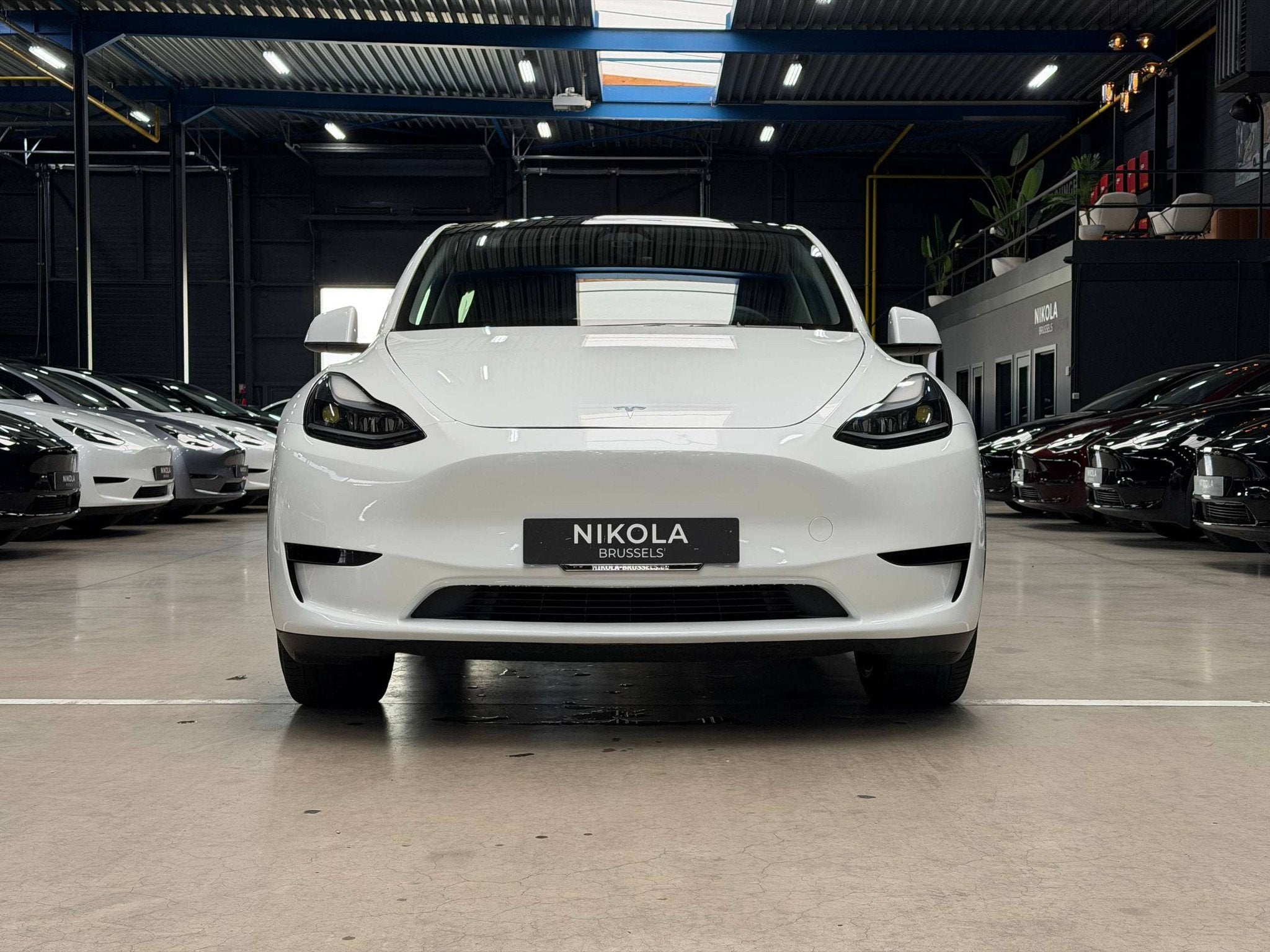 Tesla Model Y MODEL Y PREMIUM RWD - HW4 - 20" INDUCTION - PA, Auto's, Achterwielaandrijving, Gebruikt, Zwart, Wit
